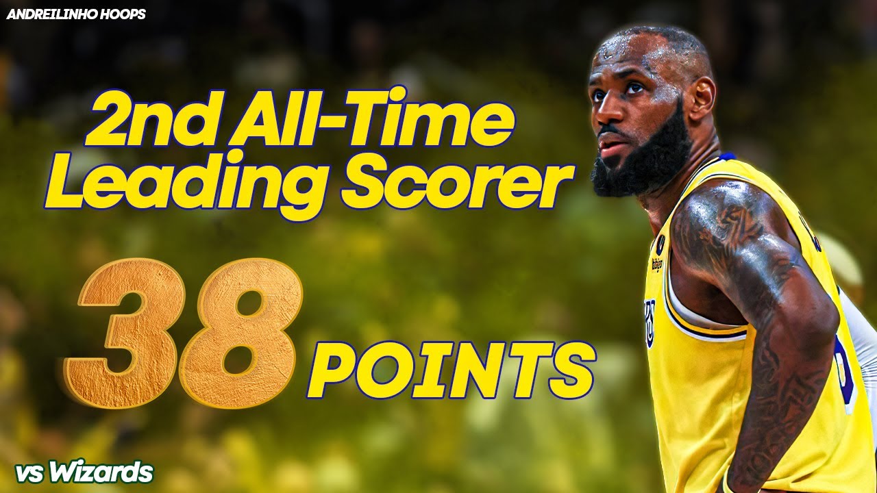 LeBron James BECOMES 2ND ALL-TIME LEADING SCORER! 38 POINTS vs Wizards! ● 19.03.22 ● 1080P 60 FPS