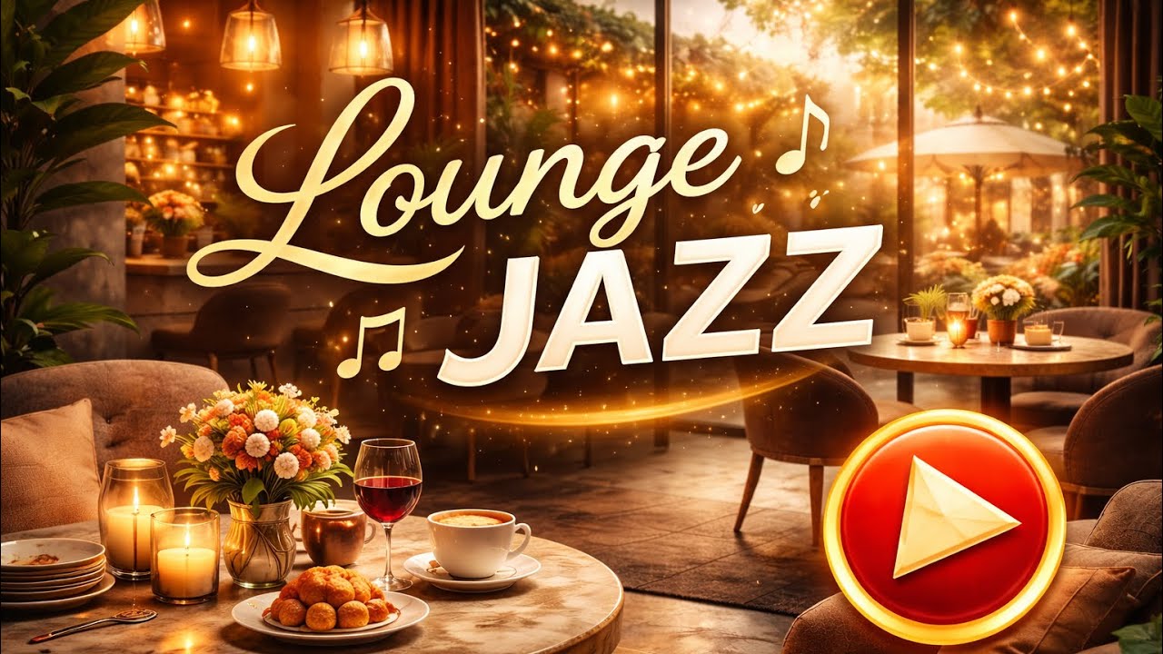 Lounge Jazz Café ☕ Relaxing Smooth Jazz Music for Restaurants, Cafés & Work