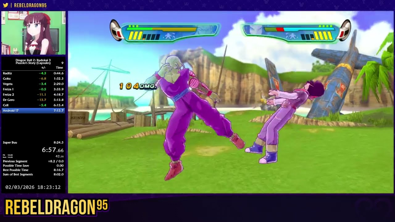 Dragon Ball Z: Budokai 3 (HD) Piccolo's Story (Capsules) PB - 8:15