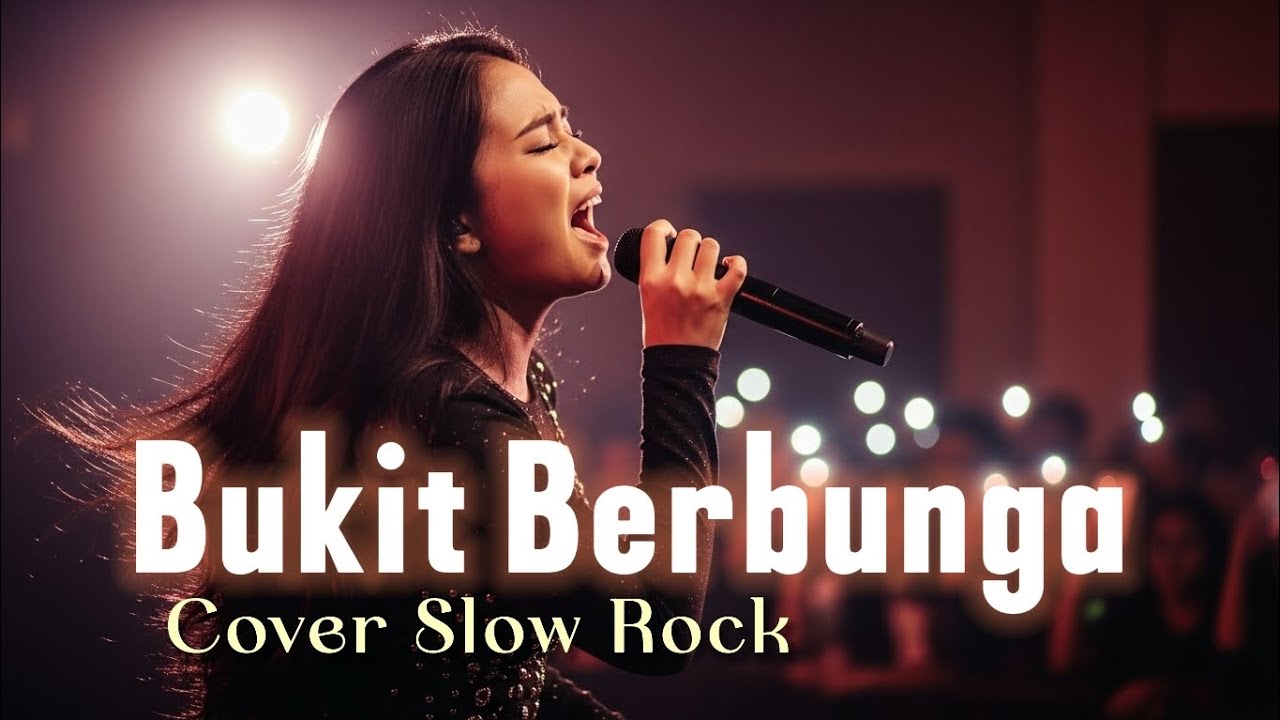 BUKIT BERBUNGA - Uci Bing Slamet (Slow Rock Cover) | [Kuma MusikAI]