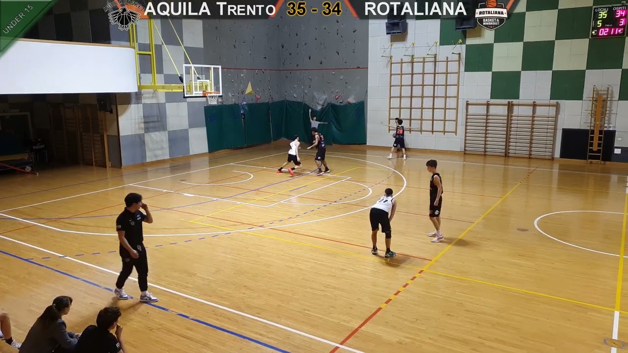 🏀Under15 Silver: Trento 50 - 54 Rotaliana - sfida al vertice della classifica