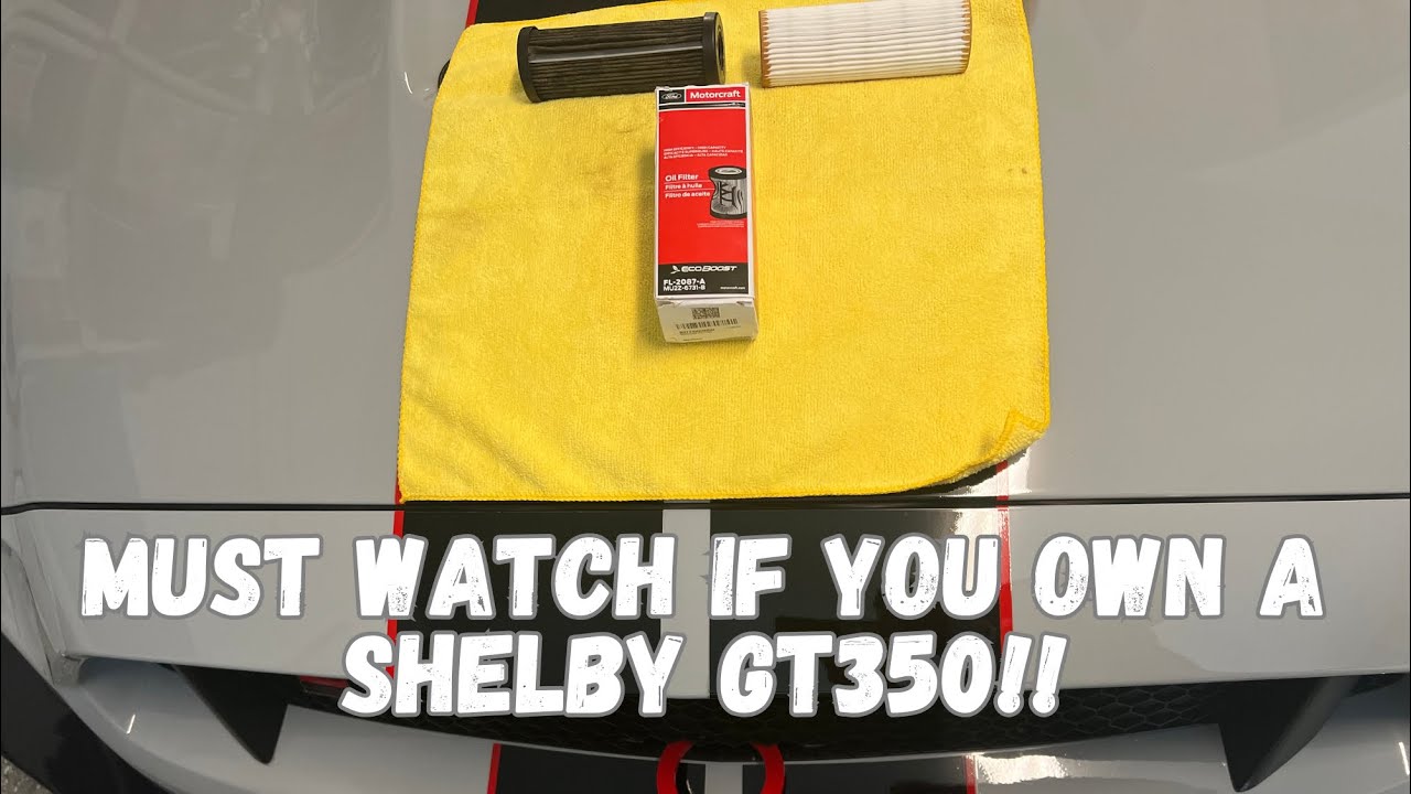 Ford Shelby GT350/R Oil Filter Update - Should we be worried????
