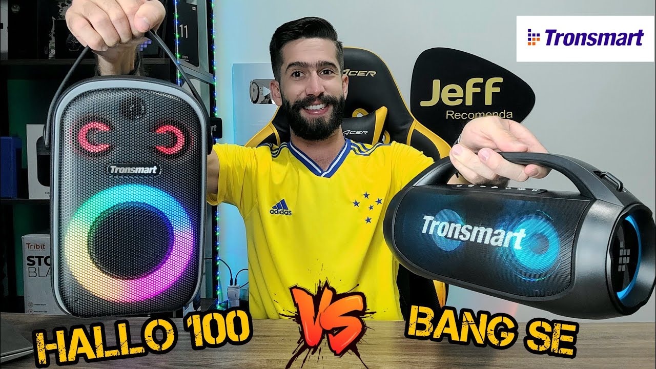 Tronsmart HALLO 100 Vs Tronsmart BANG SE: A diferença é GRITANTE! Qual a melhor opção? (Comparativo)