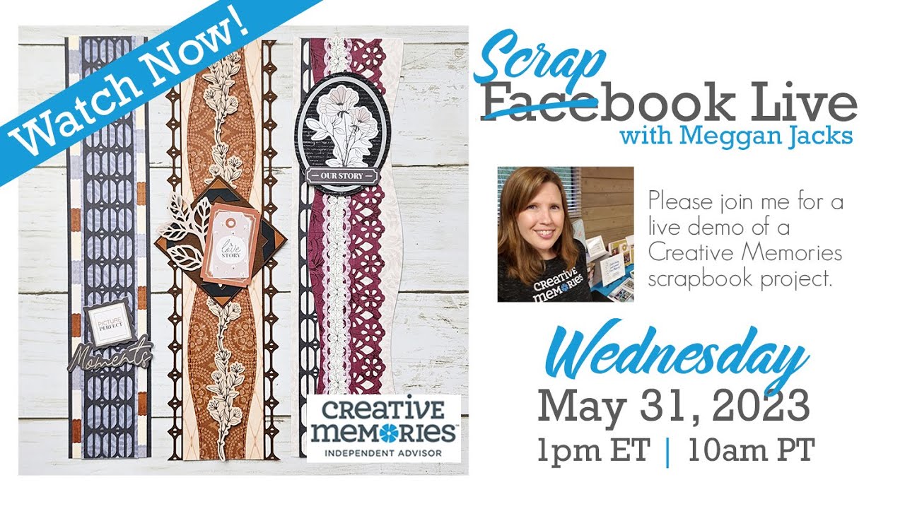 Scrapbook Live with Meggan Jacks May 31, 2023