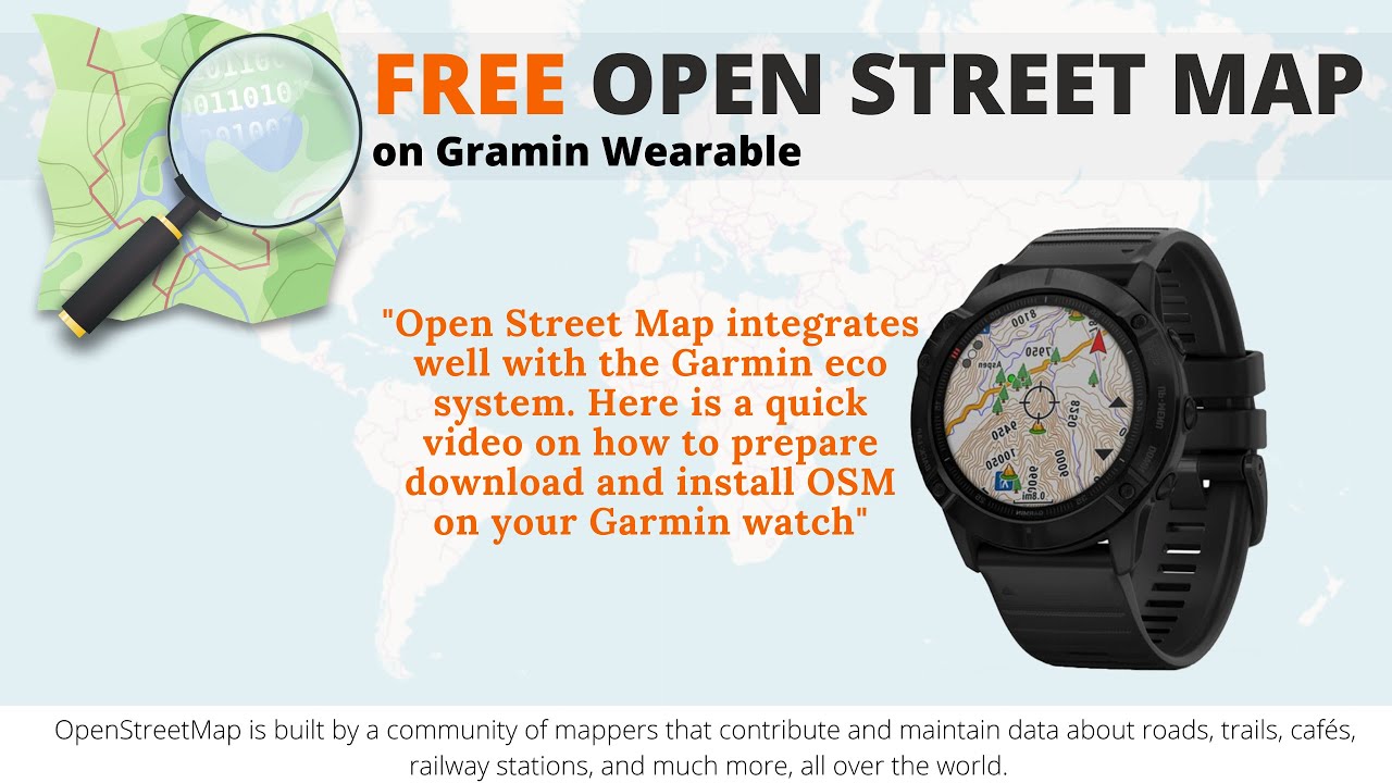Garmin Free Open Street Map Installation