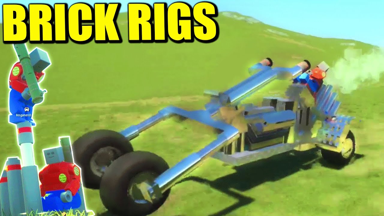 BRICK RIGS - EVANGELION, LOS SIMPSON Y EXPLOSIONES - BRICK RIGS con ROSGAMER | Gameplay Espa&ntilde;ol