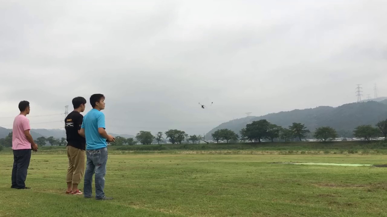 3 T-REX150X fly in