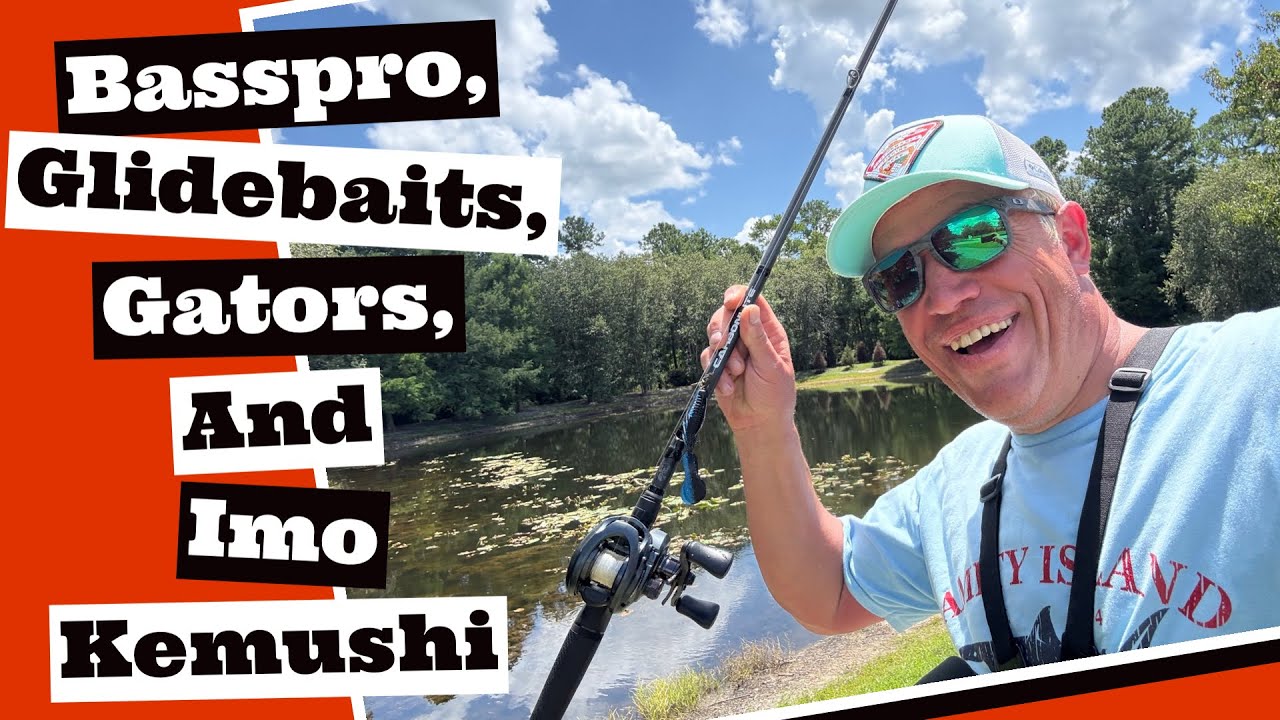 Catching Florida Gator on Johnny Morris Carbonlite Black Glidebait Combo- Throw the Imo Kemushi 95