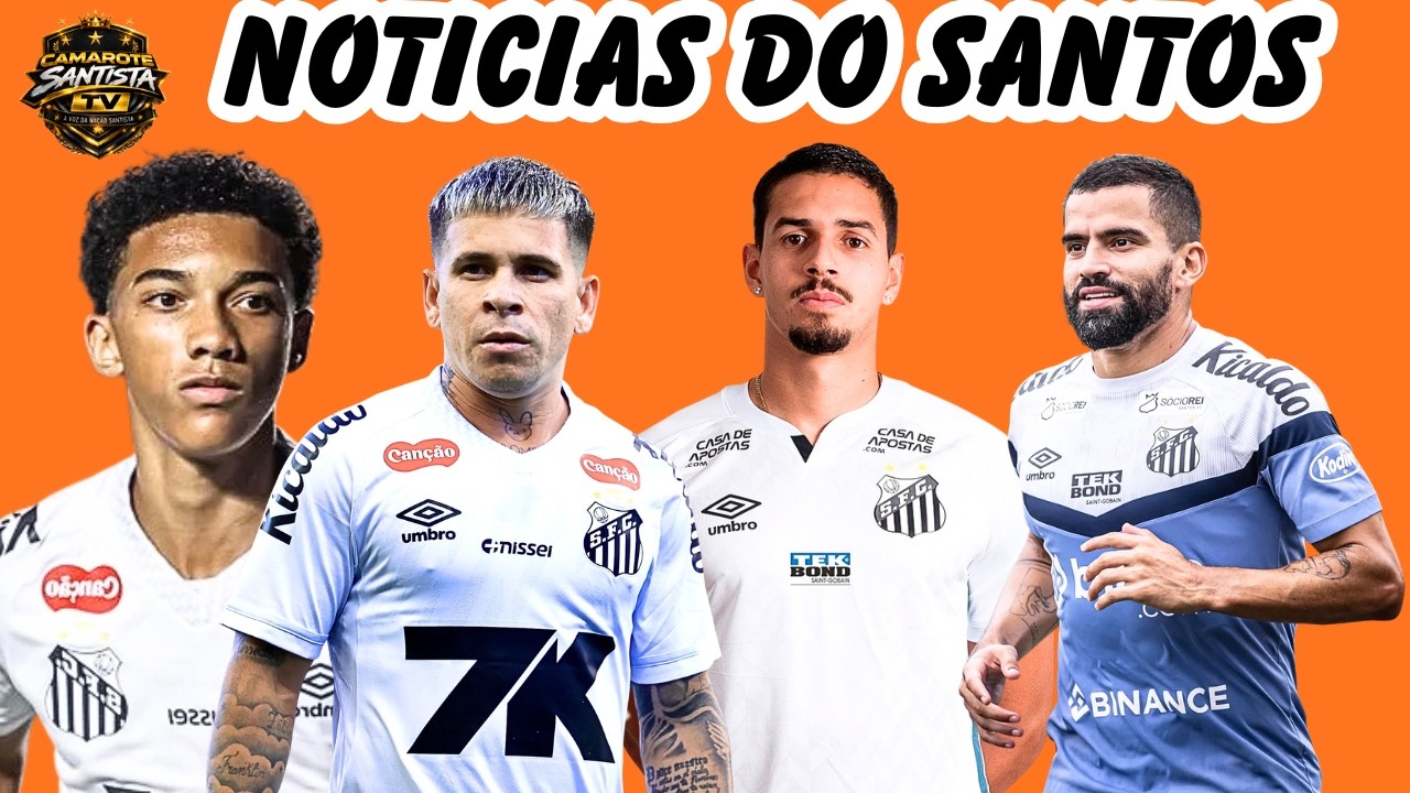 Santos é processado , Rincón pode sair Veríssimo pronto e Robinho Jr perto de renovar.