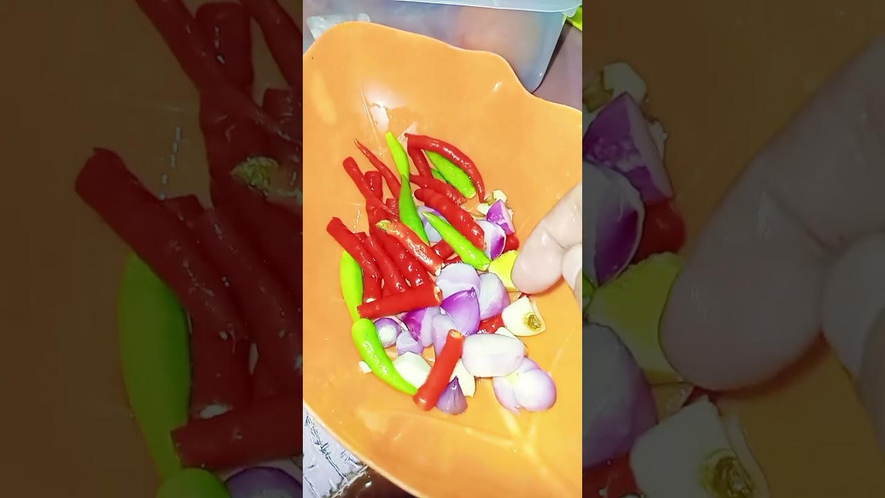 Masak tempe dan telur disambalado 