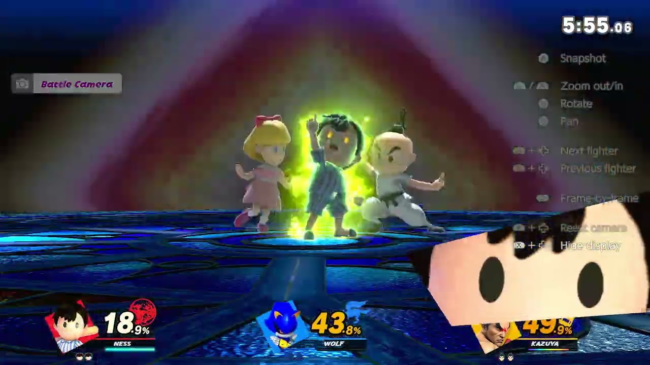Super Smash Bros Ultimate - Ness Vs Metal Sonic Vs Kazuya