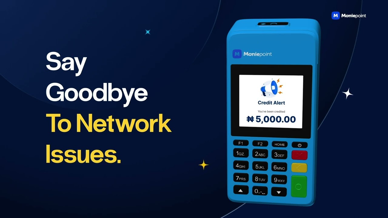 Say goodbye to network issues with the Moniepoint POS terminal