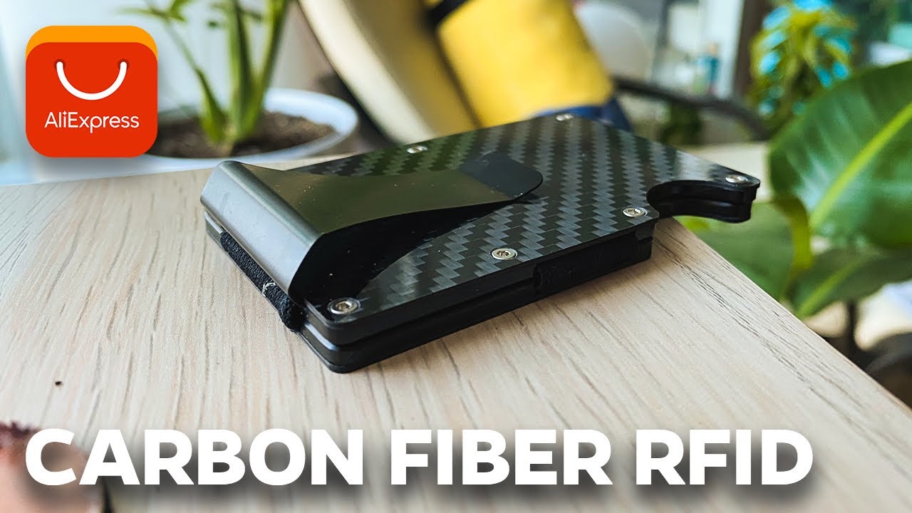 Best Carbon Wallet For CHEAP? - RFID Carbon Fiber Wallet/Money Clip Review (AliExpress)