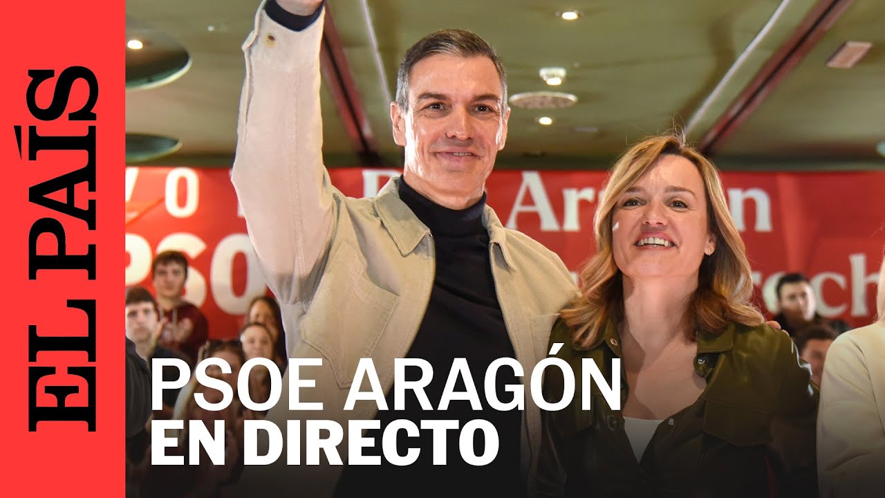 DIRECTO | Elecciones Aragón: Pedro Sánchez y la candidata Pilar Alegría (PSOE) en un acto en Teruel