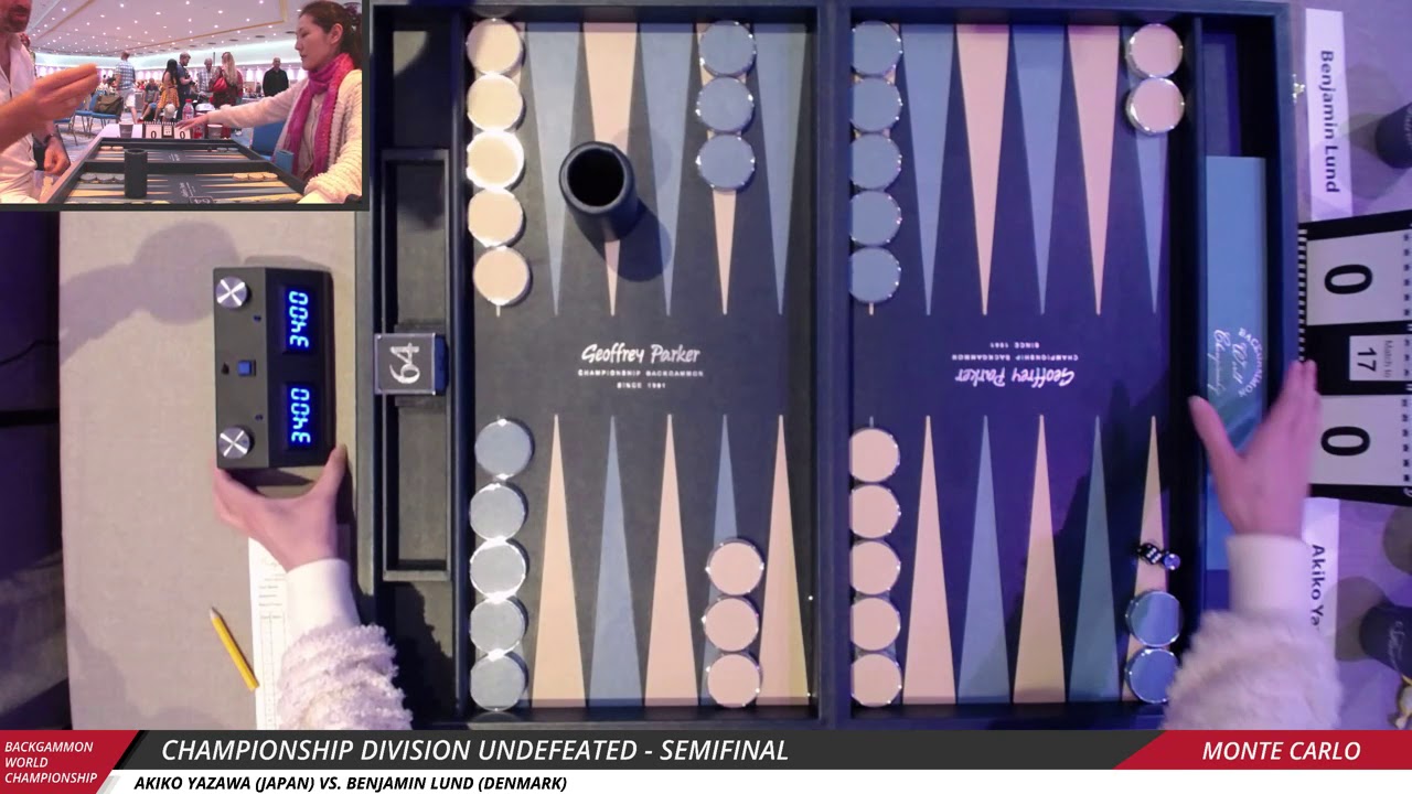Championship Division Undefeated -- Semifinal -- 17 pts -- Akiko Yazawa vs. Benjamin Lund