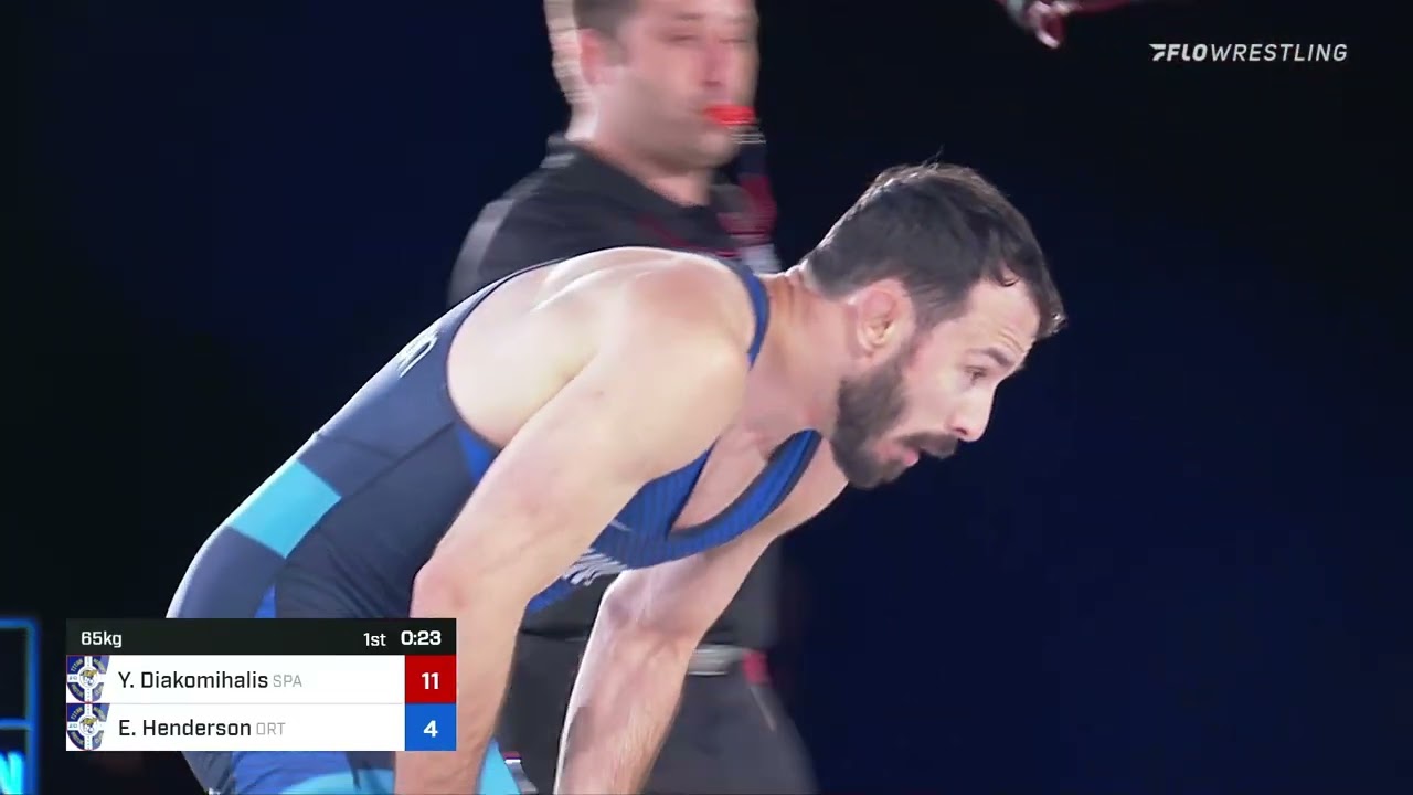 65 кг, раунд 2 — Янни Диакомихалис, Spartan Combat RTC / TMWC против Эвана Хендерсона, Ohio RTC —...