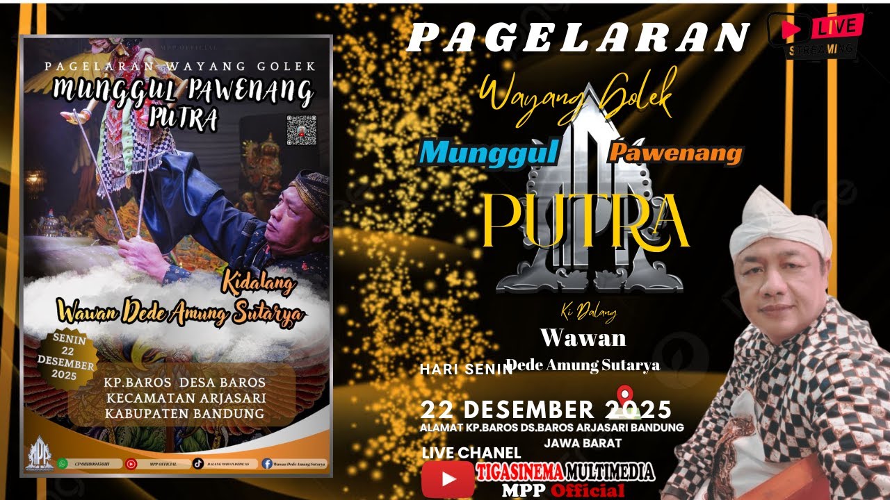 🔴LIVE PAGELARAN WAYANG GOLEK | KI DALANG WAWAN DEDE AMUNG SUTARYA | 22 DESEMBER 2025 BAROS - BANDUNG