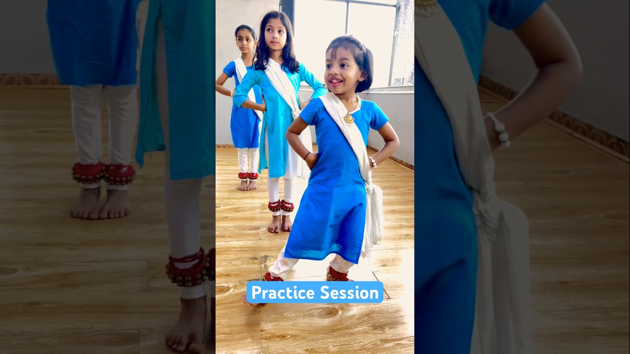 Practice Session of little ones at Graceful Moves Dance Academy#bharatanatyam#tyshorts #pune