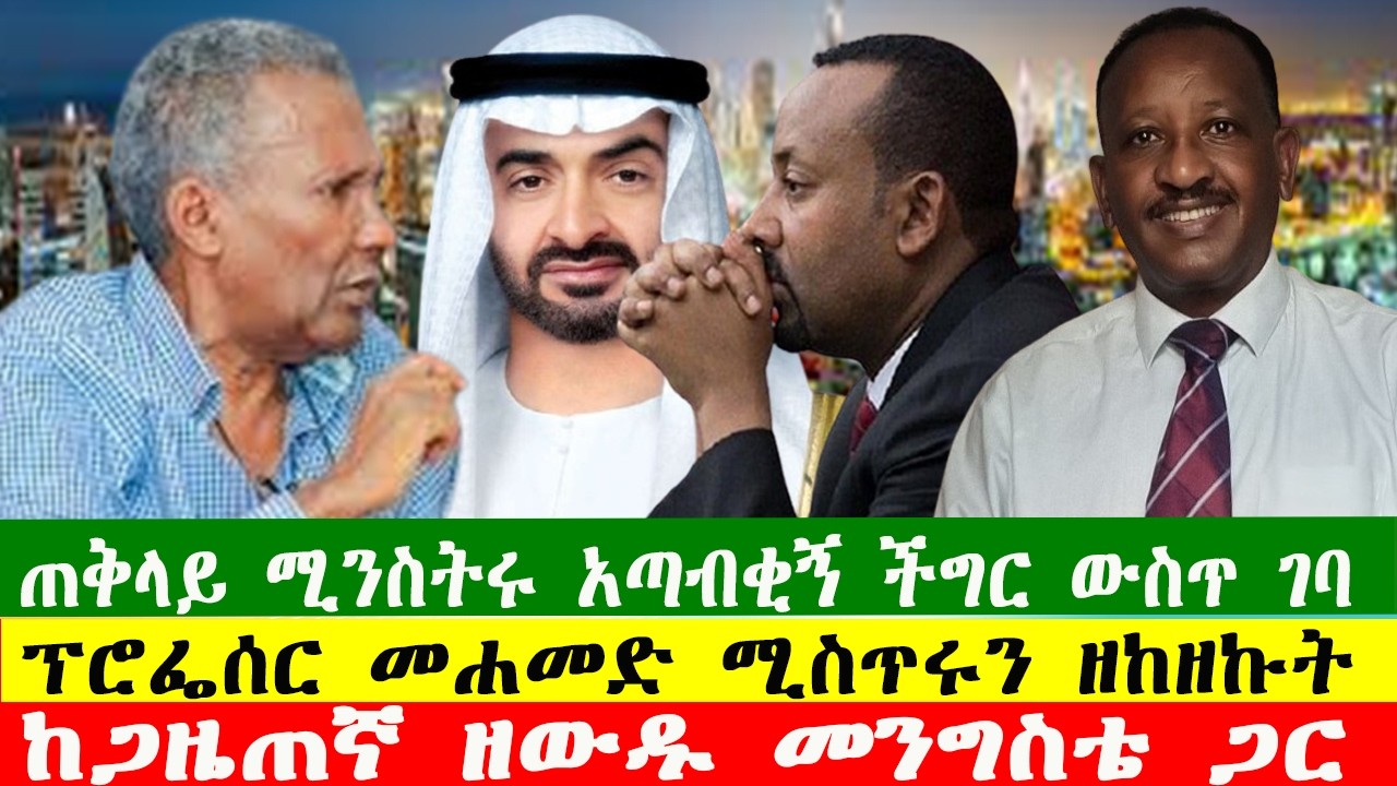 ጠቅላይ ሚንስትሩ አጣብቂኝ ችግር ውስጥ ገባ፣ ፕሮፌሰር መሐመድ ሚስጥሩን ዘከዘኩት ከጋዜጠኛ ዘውዱ መንግስቴ ጋር 190326  Zewdu show