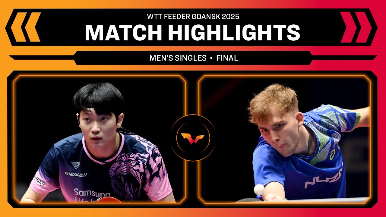 Cho Daeseong vs Wim Verdonshot | MS Final | WTT Feeder Gdansk 2025