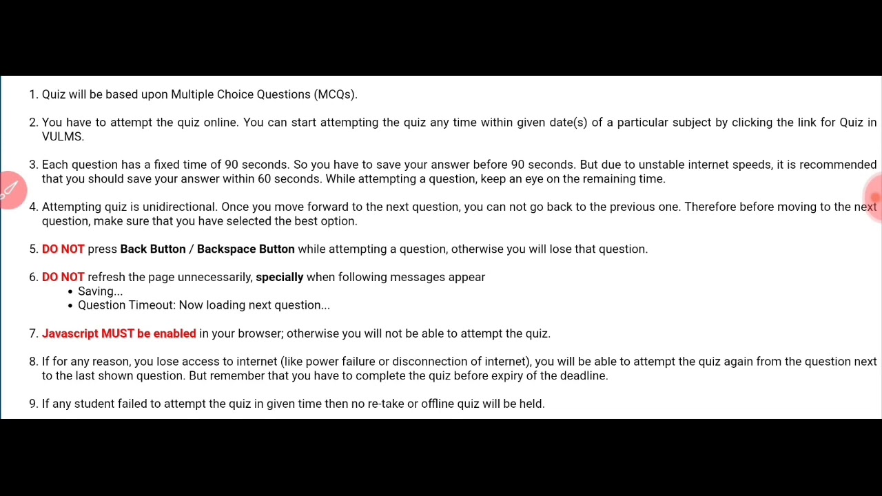Grand quiz of CS 506