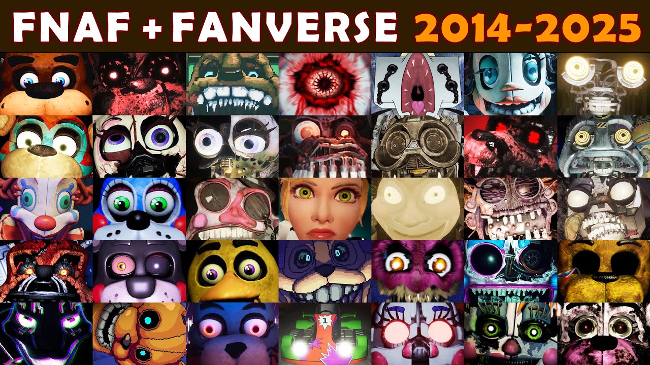 Five Nights at Freddy's + Fanverse All Jumpscares (2014 - 2025)