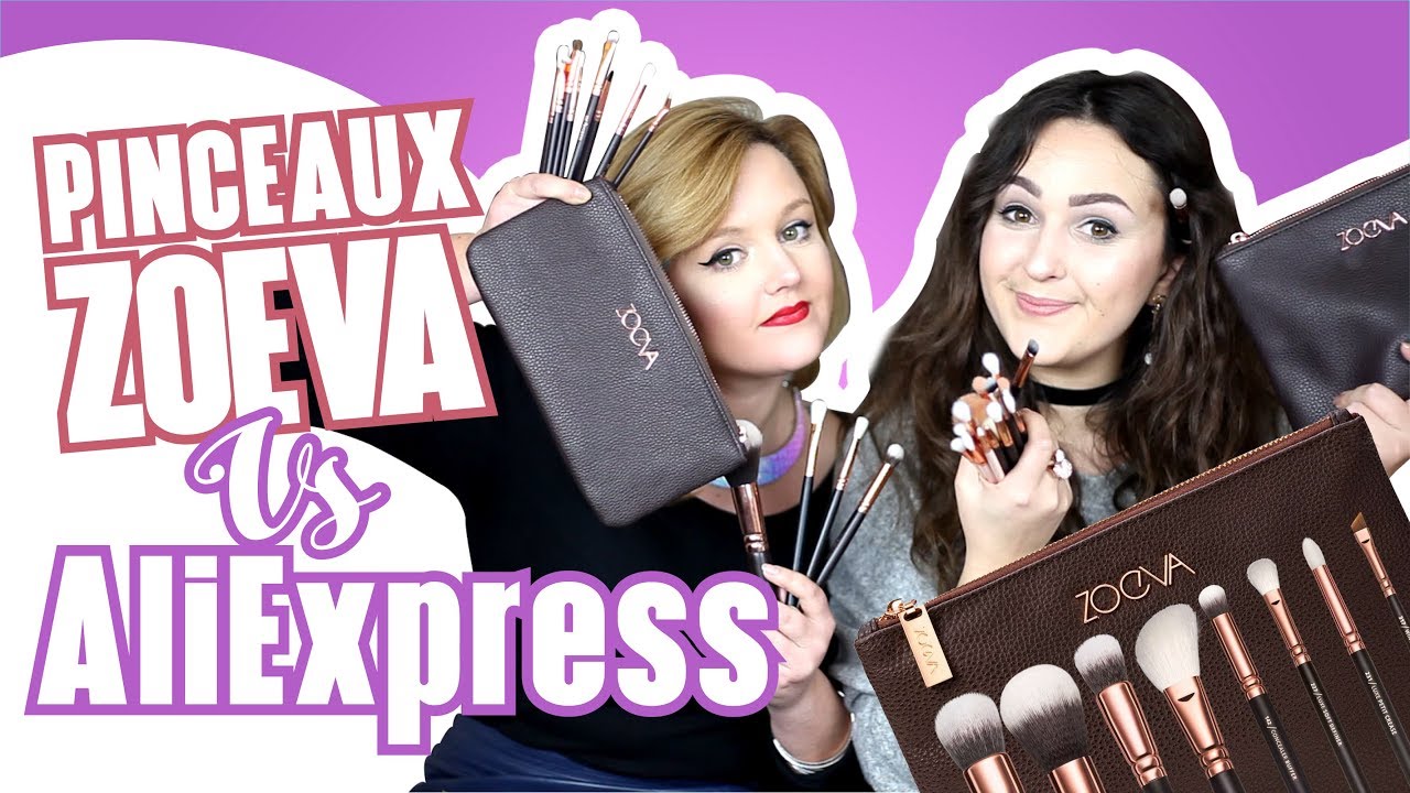 REVIEW PINCEAUX ZOEVA VS ALIEXPRESS ✰ VRAI VS FAUX ! ON VOUS DIT TOUT !