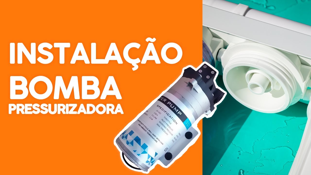 Filtro Osmose Reversa Como Instalar Bomba Pressurizadora