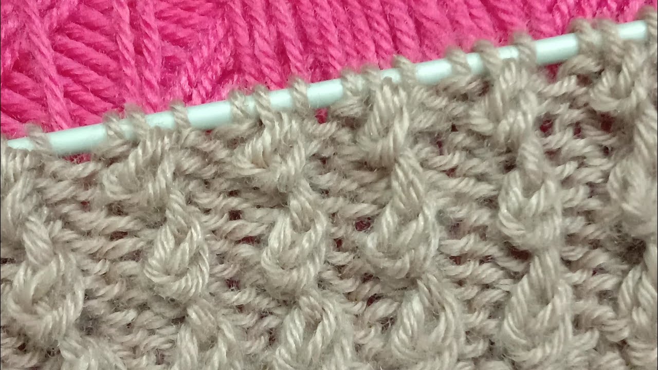 सिर्फ एक फंदे का बुनाई डिजाइन।knitting pattern No-89 for cordigan/scarf/sweater & baby boy &girl