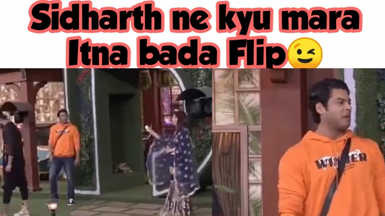 Sidharth ne jab Shehnaaz ke lie mara Flip kya apne kiya Sidharth ka Flip notice 😀#sidnaaz