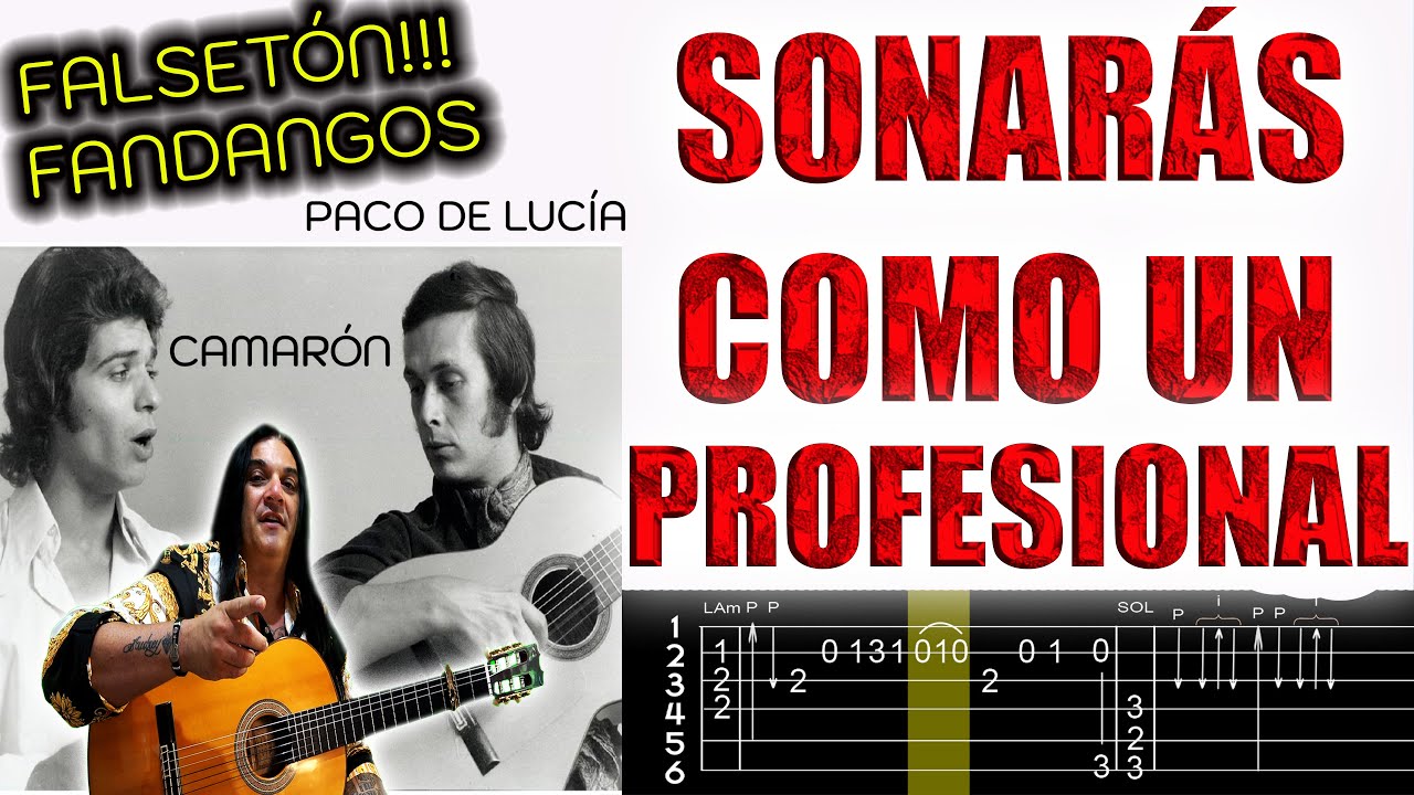 👉CON ESTA FALSETA SONARÁS COMO UN PROFESIONAL! POR FANDANGOS DE PACO DE LUCÍA Y CAMARON FLAMENCO