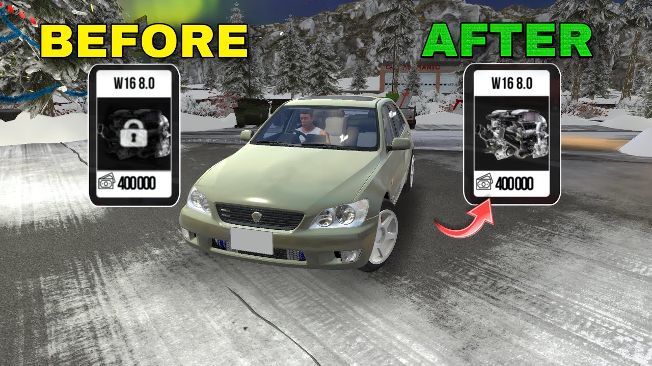 How to Get a W16 Engine in Car Parking