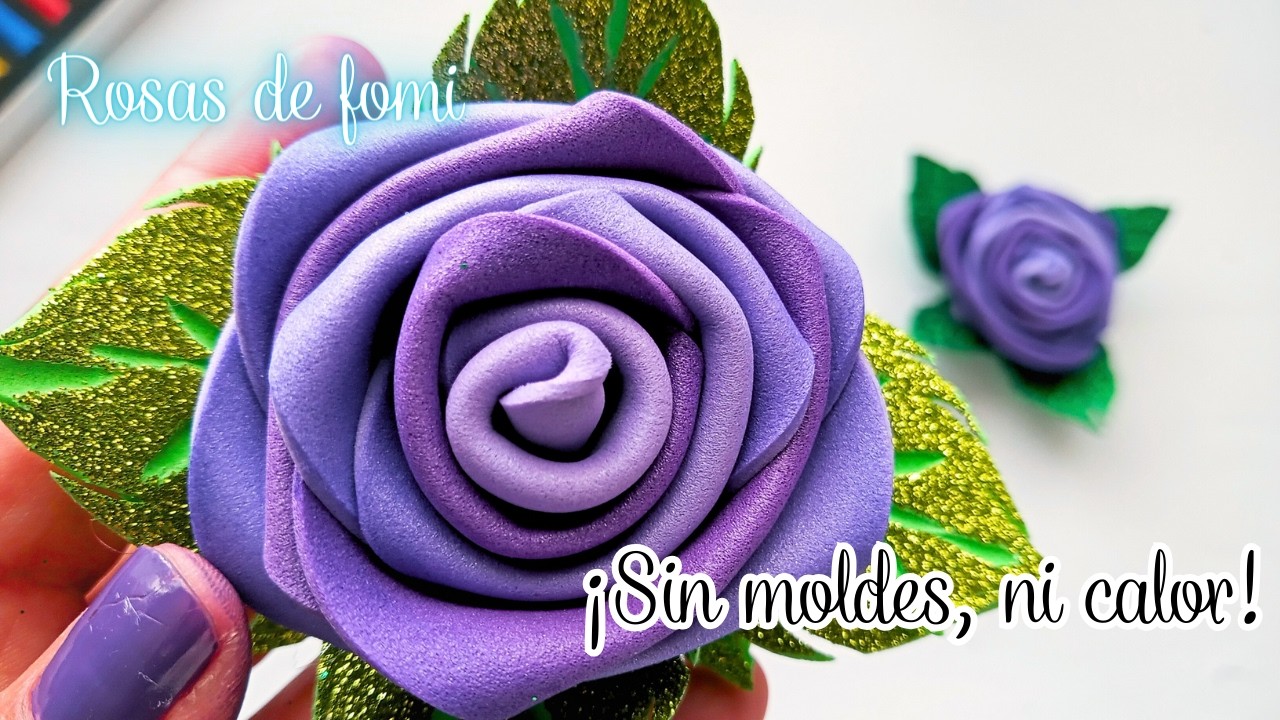 Cómo hacer Rosas en foami 