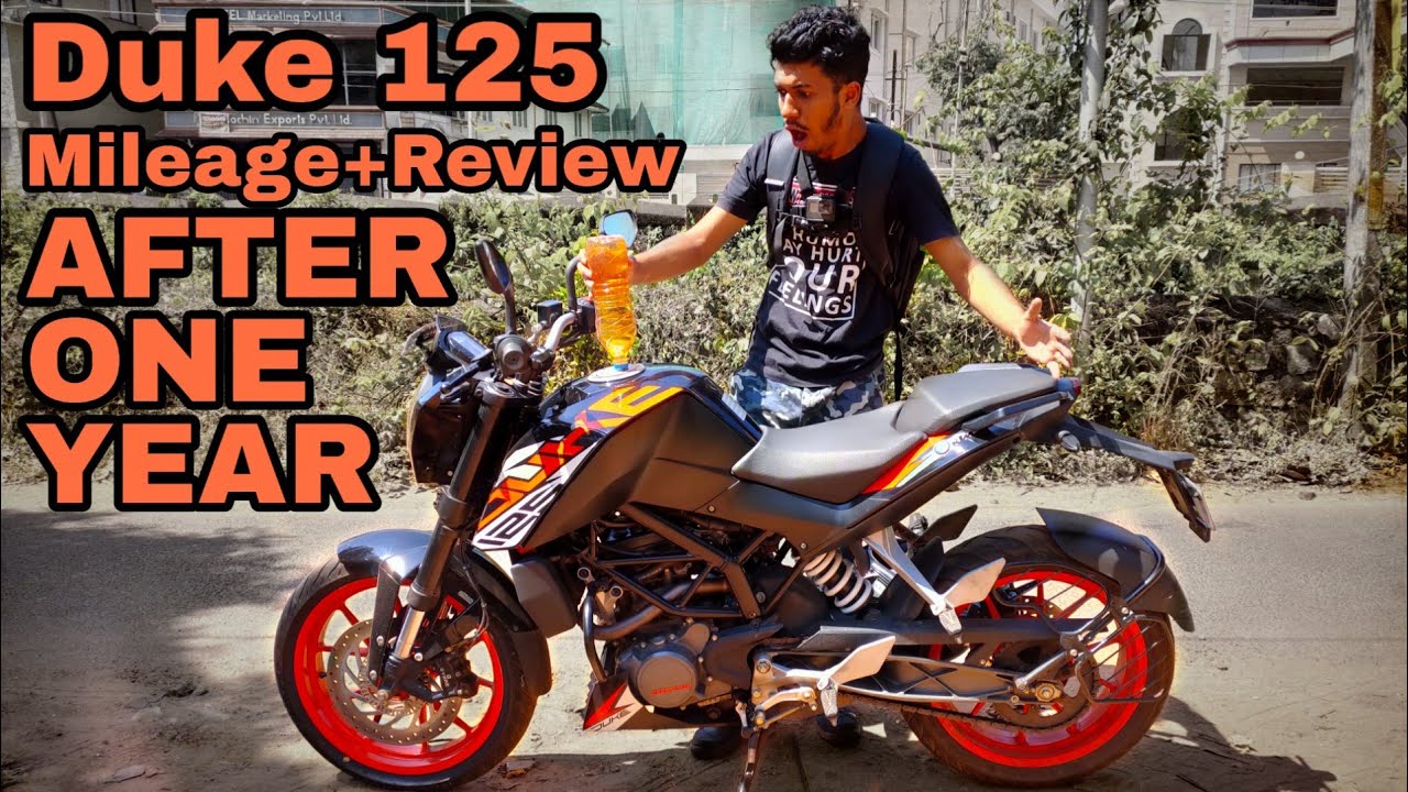 KTM DUKE 125 MILEAGE AND REVIEW AFTER ONE YEAR