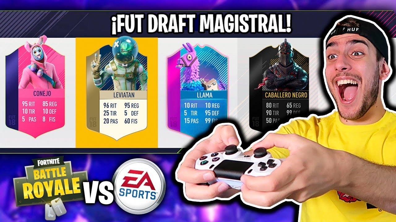 FORTNITE VS FIFA 18 FUT DRAFT BATTLE ROYALE !!!