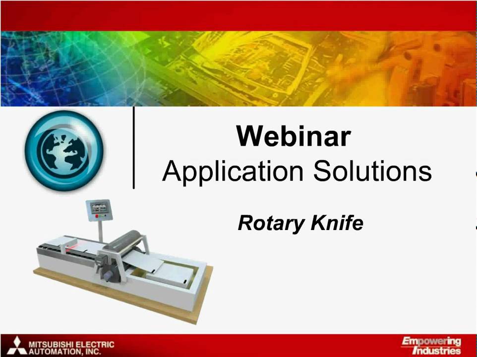 Mitsubishi Electric Solution - Rotary Knife (Part 1/2)