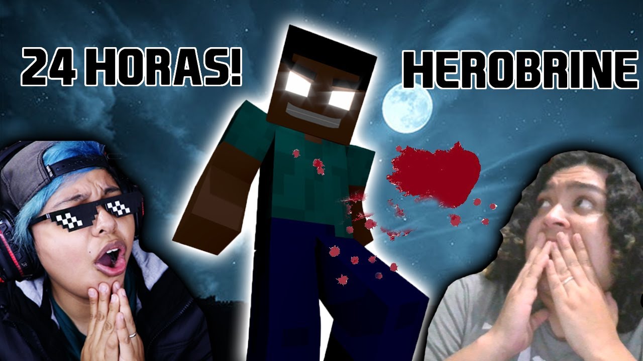 PATHOFAIL Y YO PASAMOS 24 HORAS CON HEROBRINE EN MINECRAFT 😨🔥 || #minecraft #herobrine #pathofail