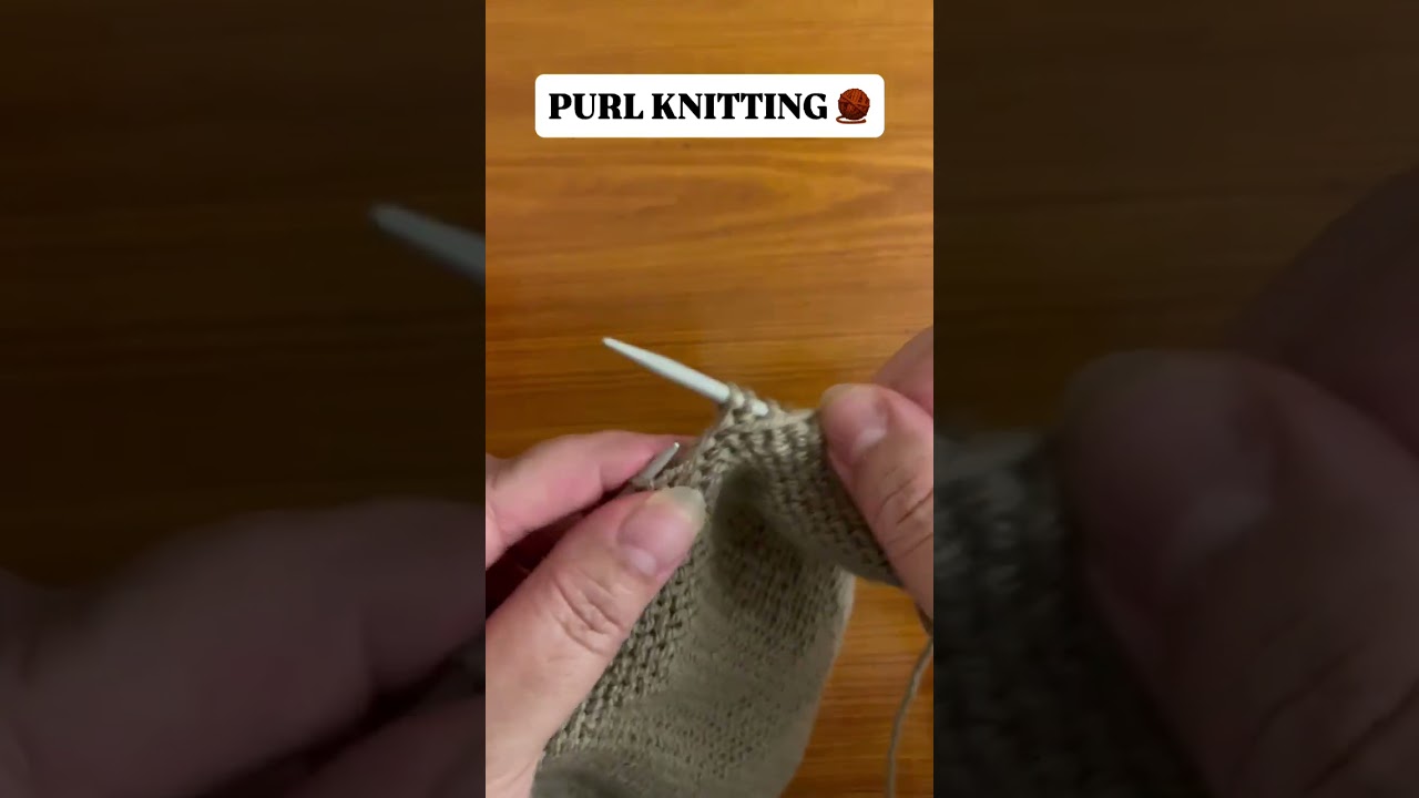 #PurlStitch #KnittingShorts #DIYKnitting #YouTubeShorts #KnittingForBeginners #Knitspiration