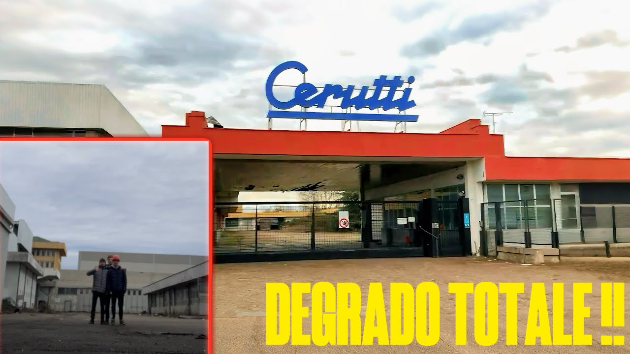 DENTRO LA FABBRICA ABBANDONATA DELLA CERUTTI:  STORIA E DEGRADO (PRIMA PARTE)