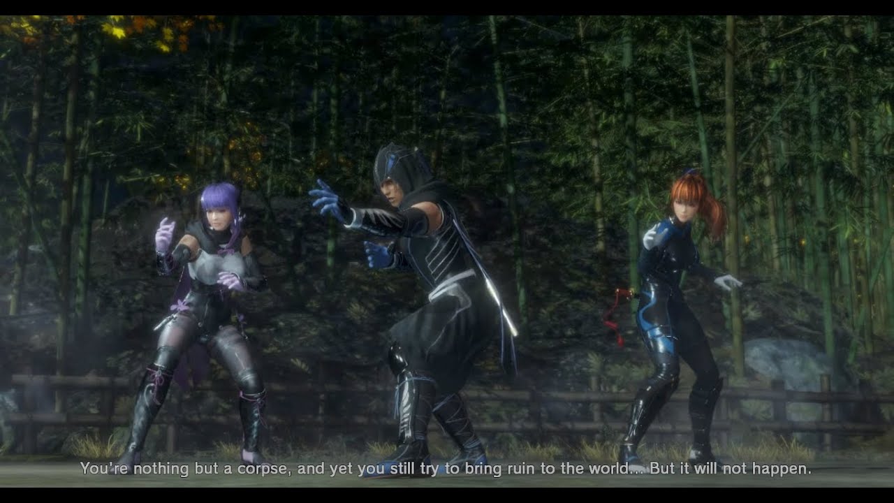 Dead or Alive 6: Kasumi, Hayate, and Ayane Story Scenes