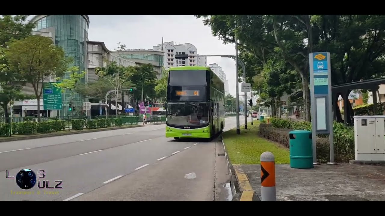 Volvo B9TL (CDGE) Euro 3, SBS7443K onboard SBS Transit Bus Service 161