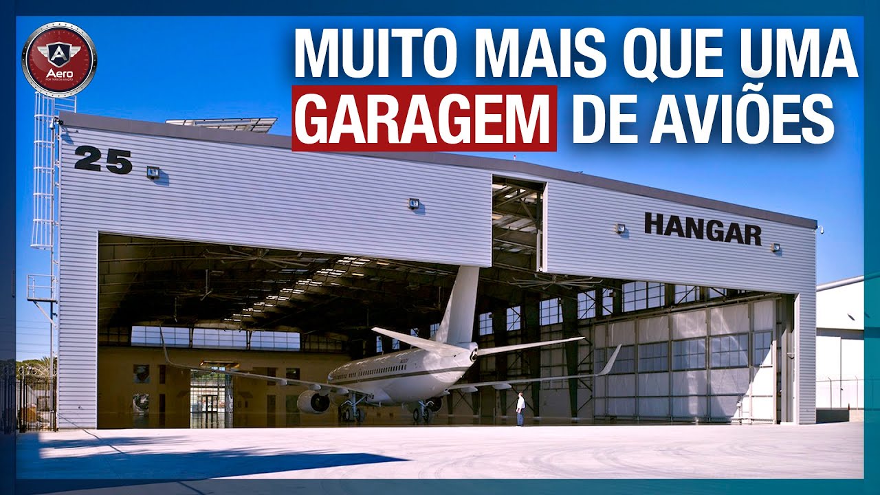 O que está por trás de um HANGAR de aeroporto?