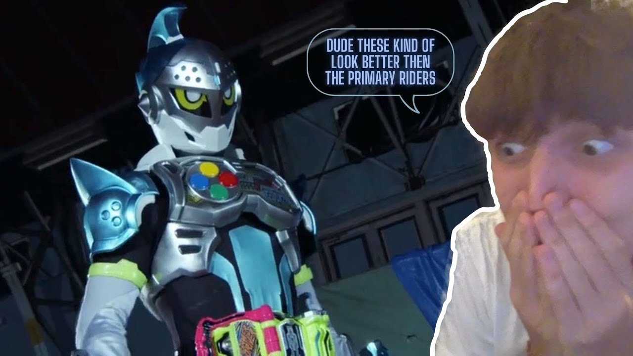 splatman reacts to | All Secondary Kamen Rider Transformation and Finishers