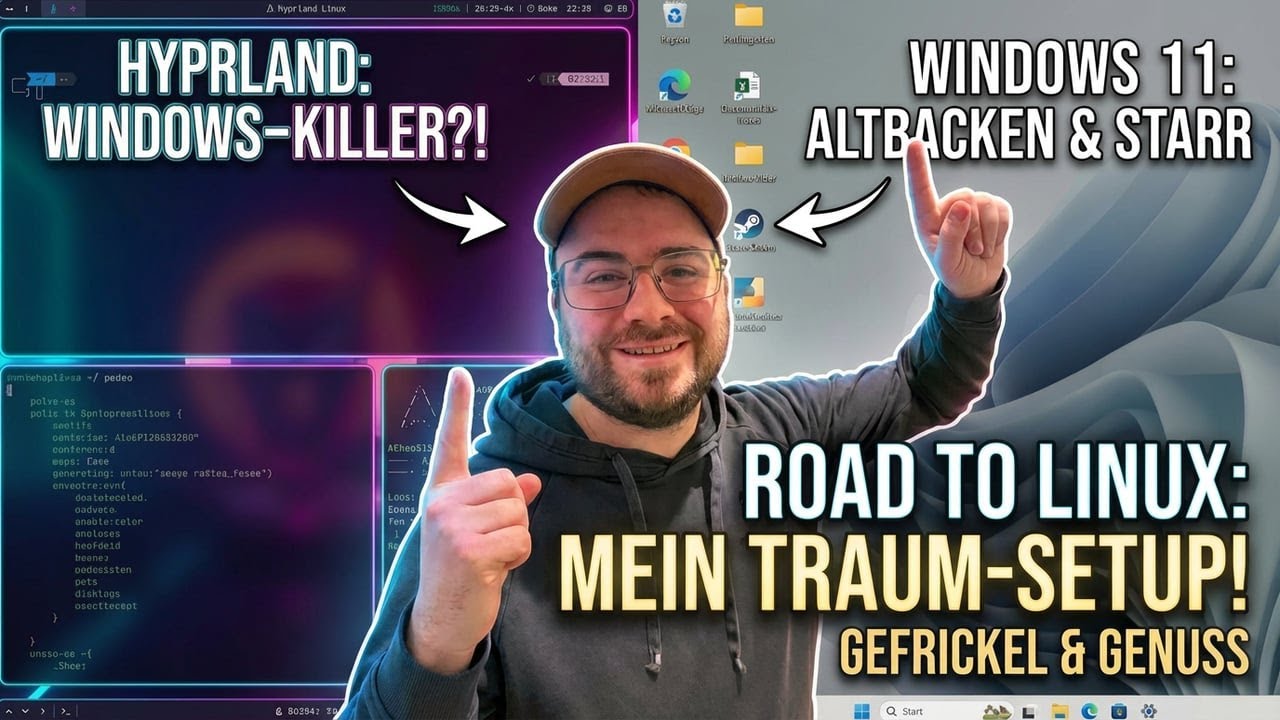 Hyprland: Absolutes Gefrickel oder genial? [Road to Linux #006]