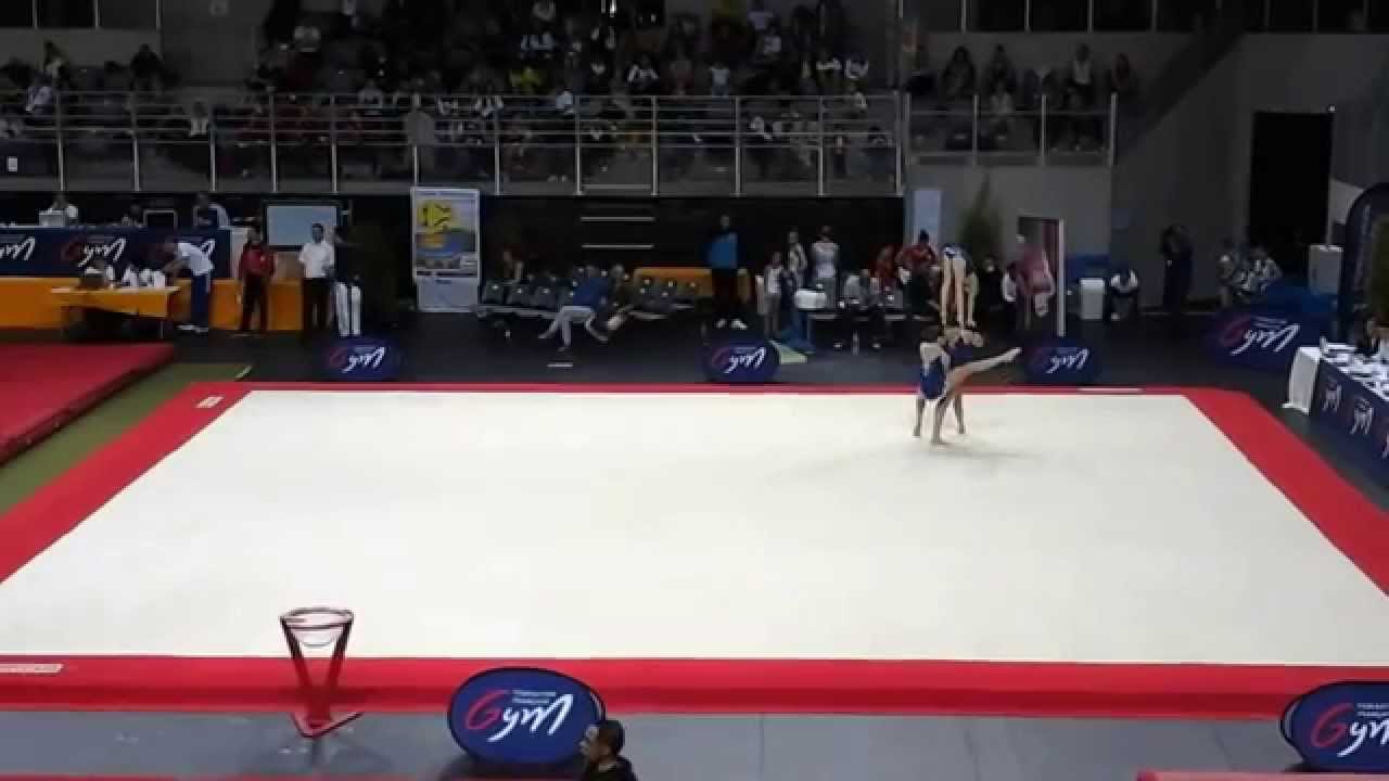 Espoir Trio - Statique - Fémina Monaco - Eléonore RE Chiara GALATI Julia GALATI