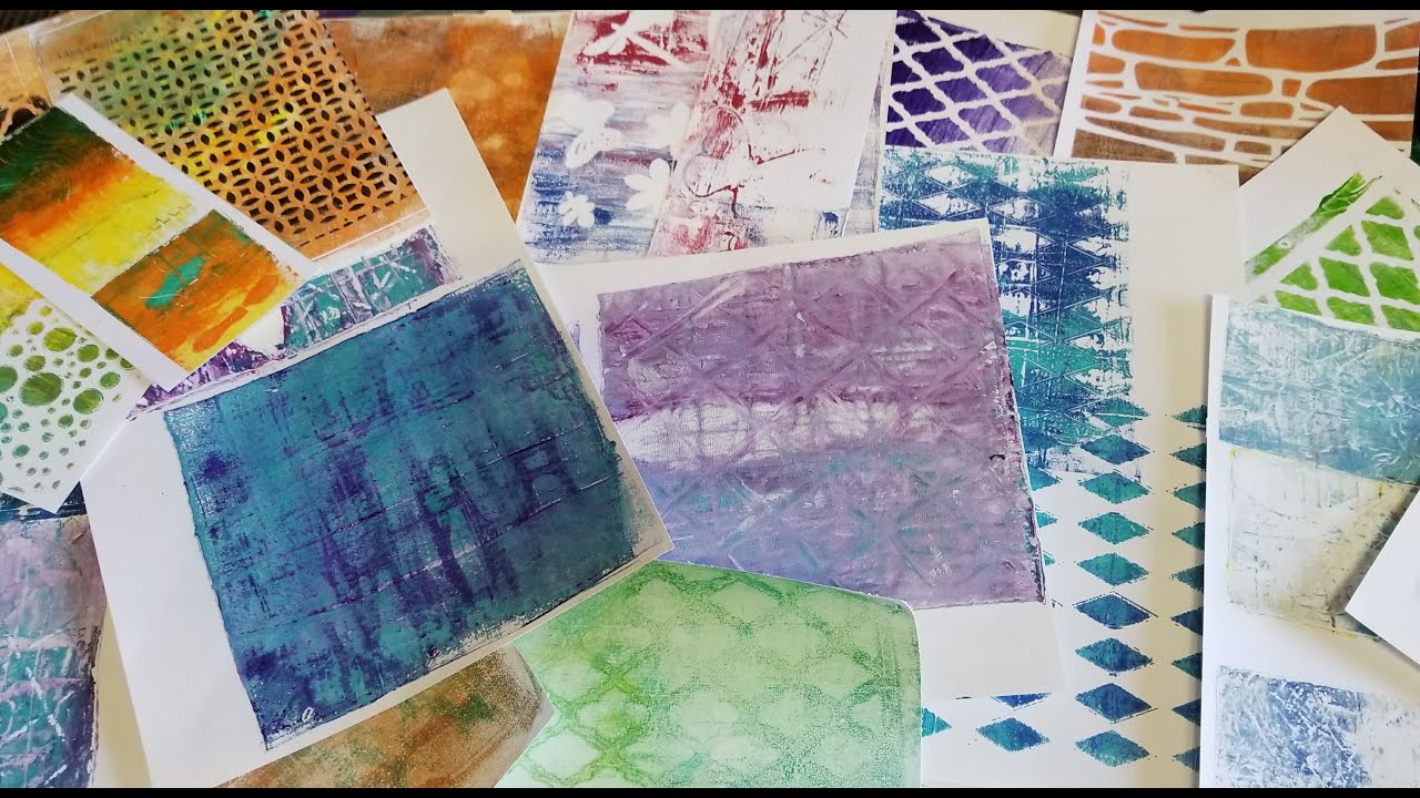 Gel plate - Placa de gelatina
