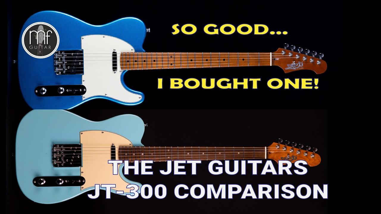 Jet Guitars JT 300 Telecaster Comparison  - Are These Cheap Guitars Any Good!?