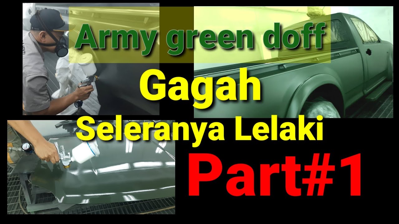 Cara Mengecat Doff |ISUZU OZ| jadi GAGAH pake vernis doff part#1 #vernisdoff