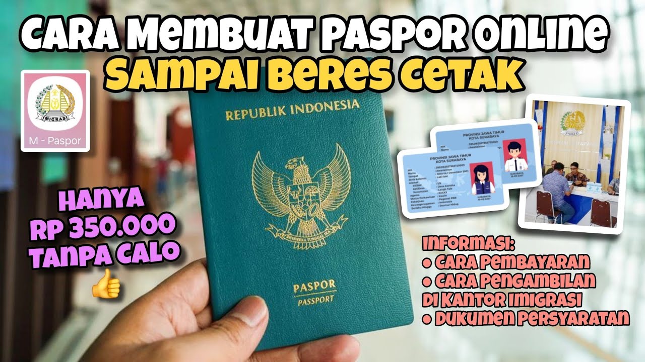 CARA MEMBUAT PASPOR ONLINE TERBARU PASPOR UMROH #PASPOR #UMROH