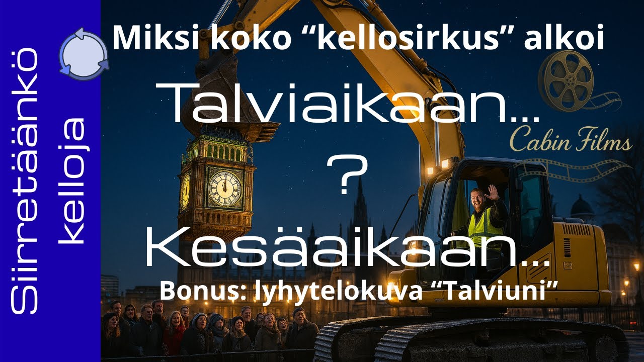 Erikoiset faktat kesä- ja talviaikaan siirtymisestä